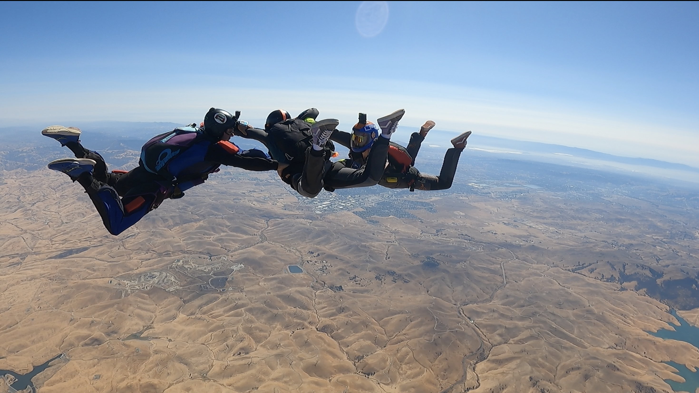 AFF skydiving training at Bay Area Skydiving